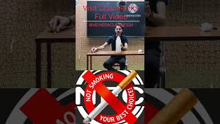 SMOKING IS INJURIOUS TO HEALTH || NO SMOKING || EXPERIMENT || BY VIKAS SIR || #experiment #science