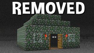 I Recreated Every Removed Minecraft Structure