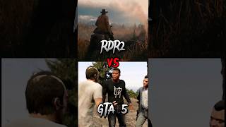 GTA V vs RDR2 HOT COMPARISON 🔥 #shorts #rdr2 #gta5