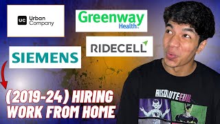 SIEMENS, Urban Company, GREENWAY BulkHiring | 2019 - 2025 Batch | Fresher Jobs | Rojgaardotcom