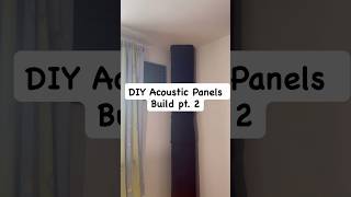 DIY Bass Trap For My Home Studio 🎙️ #music #diystudio #homestudio #acousticpanel #musicstudio