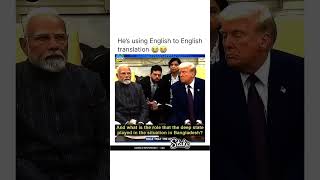 彼は英語から英語への翻訳を使っています😂