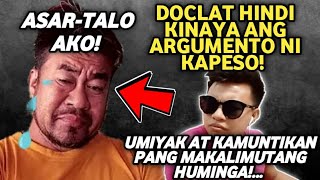 DOCLAT, HINDI KINAYA ANG ARGUMENTO AT KAGWAPUHAN KO, GUSTO NG MAG-BIGTI!🤣 ARAYYY KU!!!