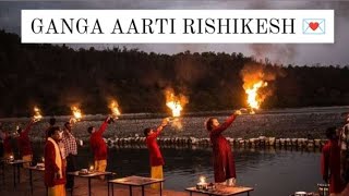 त्रिवेणी घाट पर गंगा आरती GANGA AARTI RISHIKESH | TRIVEDI GHAT |  #shorts #gangaaarti #rishikesh