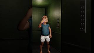 Baby Jim in: Security system is activated😂 #shorts #funny #animation