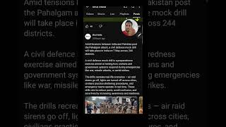#upsccurrentaffairs2025 #civilmockdrills #mockdrill2025 #operationsindoor #pakistanreactiononindia