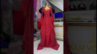 Kırmızı Gelin Kaftan Modelimiz Umarım Beğenirsiniz🙏Our Red Bridal Kaftan Model👗I hope you like it