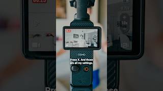 My DJI Osmo Pocket 3 Settings 🎥 #djiosmopocket3 #dji #cinematicvideo #cinematic #cinematography