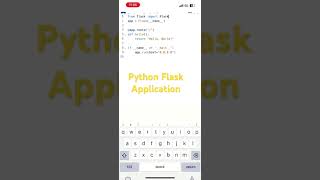 Python Flask API in 1 minute #python3