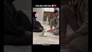One day with her 😂❤️ || Wedding Nasheed #islamicshorts #islamicreminder #islam #love #allah #couple