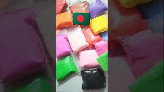 Bangladesh flag 🇧🇩clay art #shorts #bangladesh #flag #trending #viral #clay clay diye jinis banano