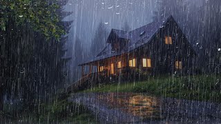 Perfect Rain Sounds For Sleeping - Sleep DEEP with Heavy Rain - Relax & Fall Asleep FAST