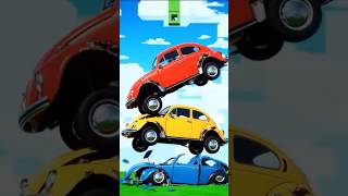 Beetle Vs Robot | Car Crash Game | #beetle #car #beam #game