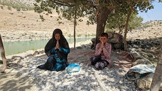 Life in the Wild| Struggling to Survive and Building a Stone Shelter with Bare Hands by the River