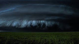 Monster "Mothership" Supercell Approaching Over Valley | Full Storm&Rain Ambience | 3 HOURS