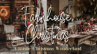 🎄🪵 A Rustic Christmas Wonderland: FarmhouseChristmas Decor Ideas|Cottagecore