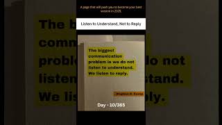 Listen to Understand, Not to Reply... #inspiration #success #motivation #shorts #activelistening