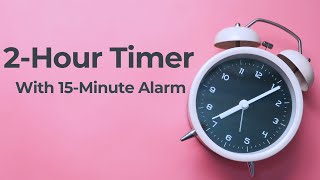 2-Hour Countdown Timer with Soothing Alarm