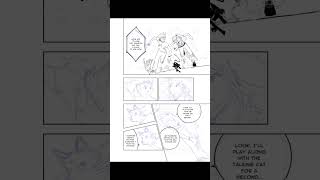 Drawing a manga page #drawing #mangaart #makemanga