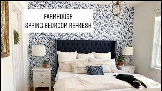 FRENCH FARMHOUSE MASTER BEDROOM SPRING REFRESH