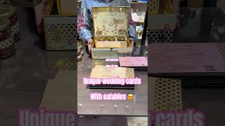 Luxury wedding cards with eatables #giftpacking #delhiwholesaler #shopping #wedding
