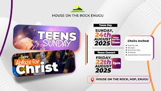 SUNRISE SERVICE\ TEEN'S SUNDAY || SUNDAY 24TH AUGUST, 2025