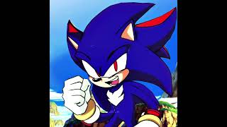 Sonic in DBZ art style 🔥 #dragonballz #sonicthehedgehog #sonic