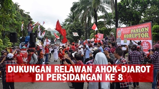 Dukungan bagi pak Ahok di persidangan ke 8