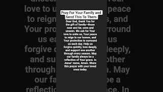 #familyprayer #jesuslovesyou #christianprayer #gospel #grace