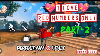 Ønly Red Numbers ‼️,🎯 PERFECT AIM LOCK 🔐 PART~2 😈