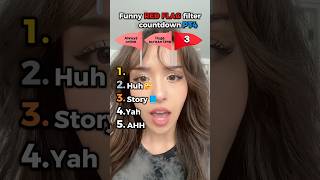 Funniest RED FLAG filter countdown!!🤣 PT4