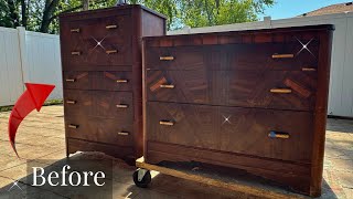 Free Furniture Flip! Furniture Makeover | Stripping, Painting & Odie’s Oil Finish