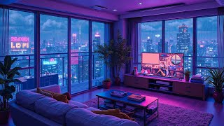 Quiet City Room 🌠 Lofi Hip Hop Mix make you feel positive and peaceful ☔ Lofi Rain Playlist