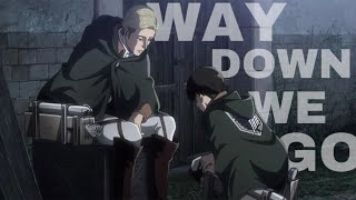Attack On Titan || Way Down We Go 「Erwin & Levi」 [ASMV] ᴴᴰ