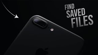 How to Find Saved Files on iPhone (tutorial)