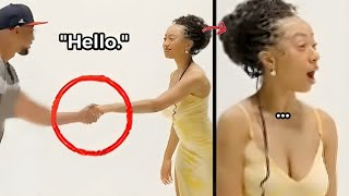 女性が男性と出会うと、彼の反応は信じられないほどです...