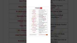 Latest Appointments in May 2024 #latestappointment #gkmcq #gkquestionsandanswers