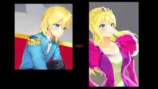 Prince to Princess  | tg tf transformation | MTF body swap | Male to female |