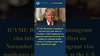 🚨New U.S. Visa Interview Rule Effective Nov 1, 2025! #BreakingNews   #VisaNews #VisaProcess #USVisa
