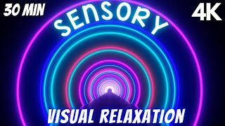 Sensory Videos for Autism Sensory Moving Visual Tunnel Calming Stimulation