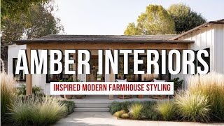 Amber Interiors Inspired Modern Farmhouse Styling with Warm Textures and Layers