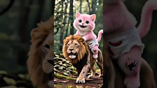 kitten become a brave cat #catshorts #animalstory #emotionalstory #aishorts