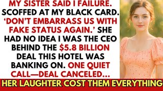 My Sister Mocked My Black Card—Called Me Fraud. She Had No Clue I Was CEO Behind The $5.8B Deal.