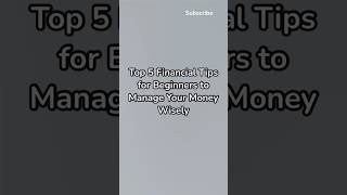 5 Financial Tips EVERY Beginner Should Know