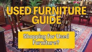 Used Furniture Shopping Guide - How To Buy Used Furniture