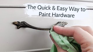 How to paint hardware gold in under 5 minutes