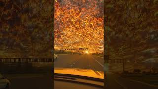 Sunset 🌅 #sunset  #peacefulvibes  #relaxingnature  #asmrnature  #calmdown  #dailycalm  #tiktoknatur