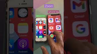 #iphone mini vs #iphone big 😮😮😮😮😮