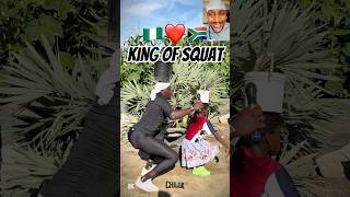 🇳🇬❤️🇿🇦Aerobic Fitness #chiloxtheexuberant #Nigeria #squat #kingofsquats #Southafrica #trending