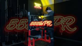 555lbs PR #getbettertoday #squat #pr